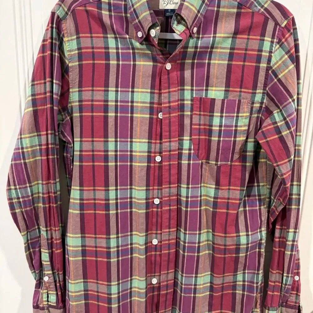 Jcrew Men's Madras Shirt